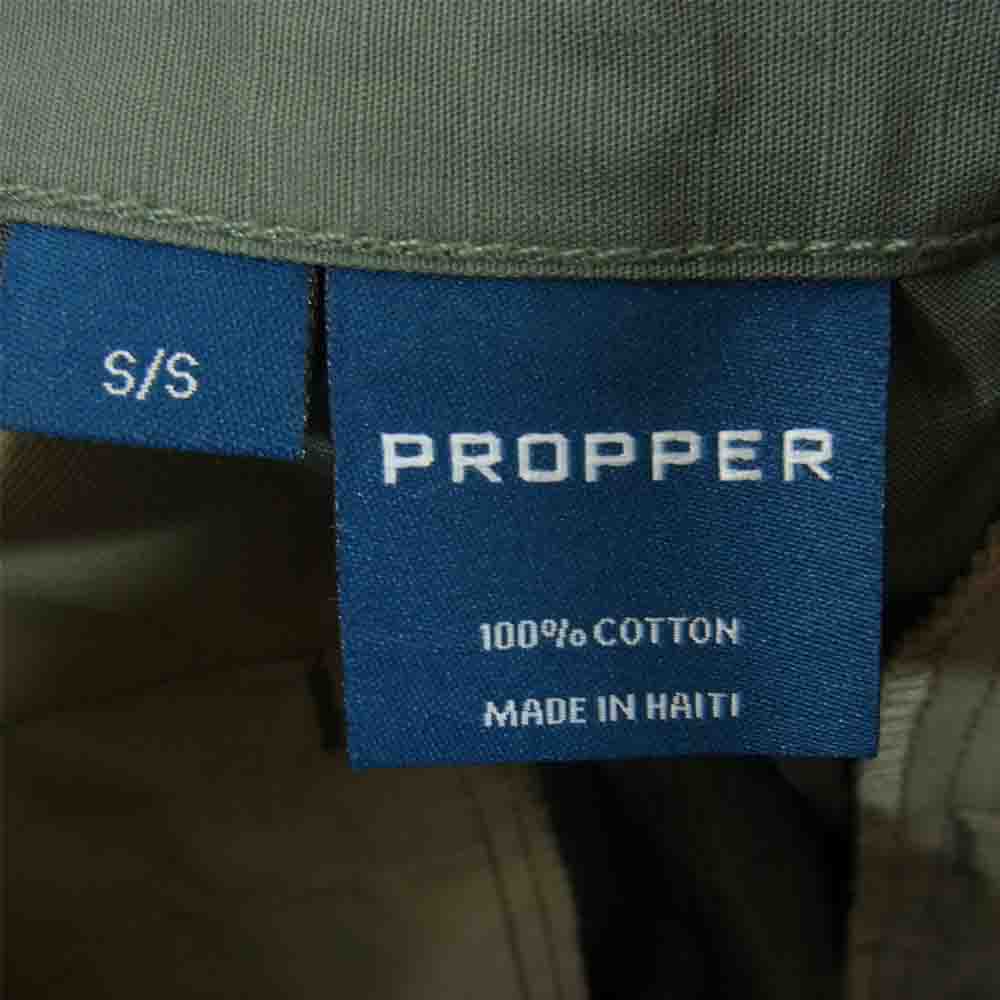 プロッパー  F5201 BDU TROUSER BUTTON FLY リップストップコットン カーゴ パンツ オリーブ カーキ系 S/S【美品】【中古】