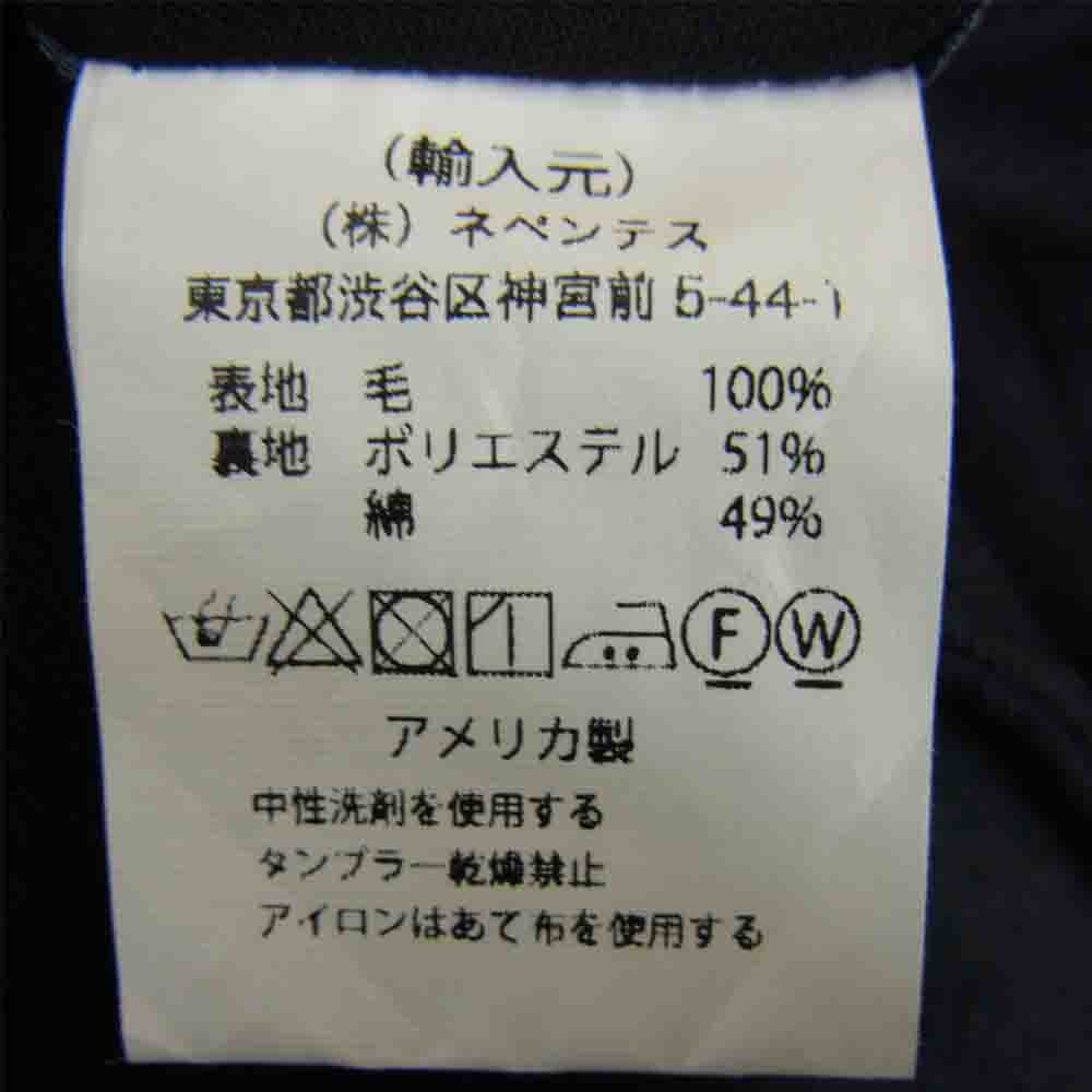 Engineered Garments エンジニアードガーメンツ Andover Jacket ウール アンドーバー ジャケット ネイビー系 XS【美品】【中古】
