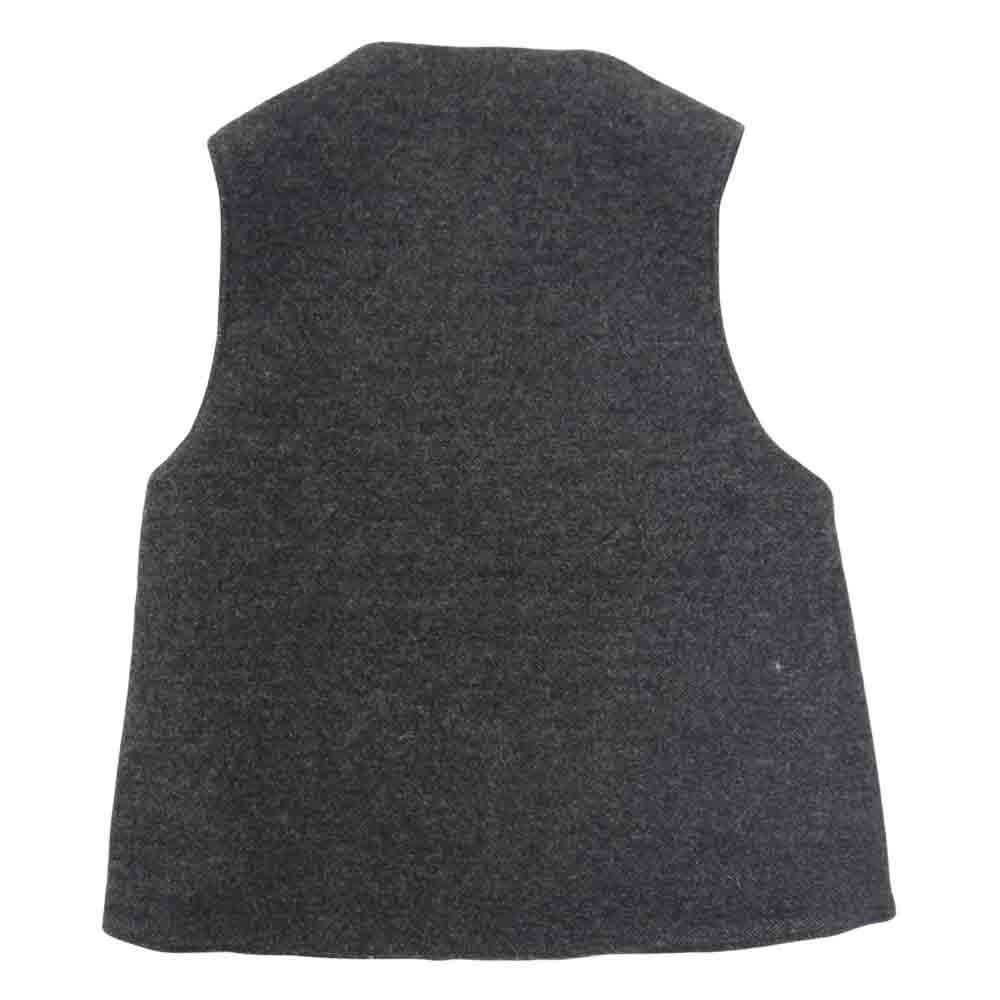 Engineered Garments エンジニアードガーメンツ Over Vest コットンリネン ウール リバーシブル オーバー ベスト グレー系 S【中古】
