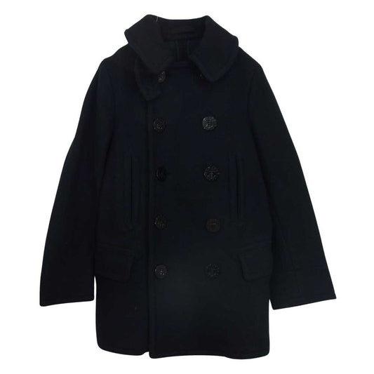 ANATOMICA アナトミカ 530-452-09 13 STAR PEA COAT 10ボタン ウール ピーコート ネイビー系 36【中古】