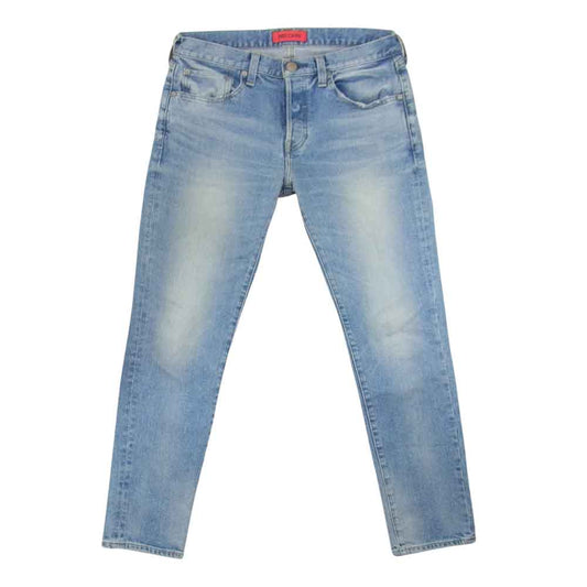 レッド カード 71861 Rhythm リズム スリム テーパ－ド デニムパンツ インディゴブルー系 30【中古】