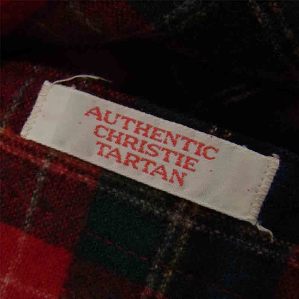 PENDLETON ペンドルトン 70s USA型 チェック柄 ウールシャツ レッド系 M【中古】