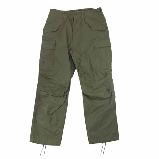 A VONTADE アボンタージ M-1951 Trousers Modify ミリタリー バックサテン フィールドトラウザー カーゴパンツ カーキ系 M【中古】