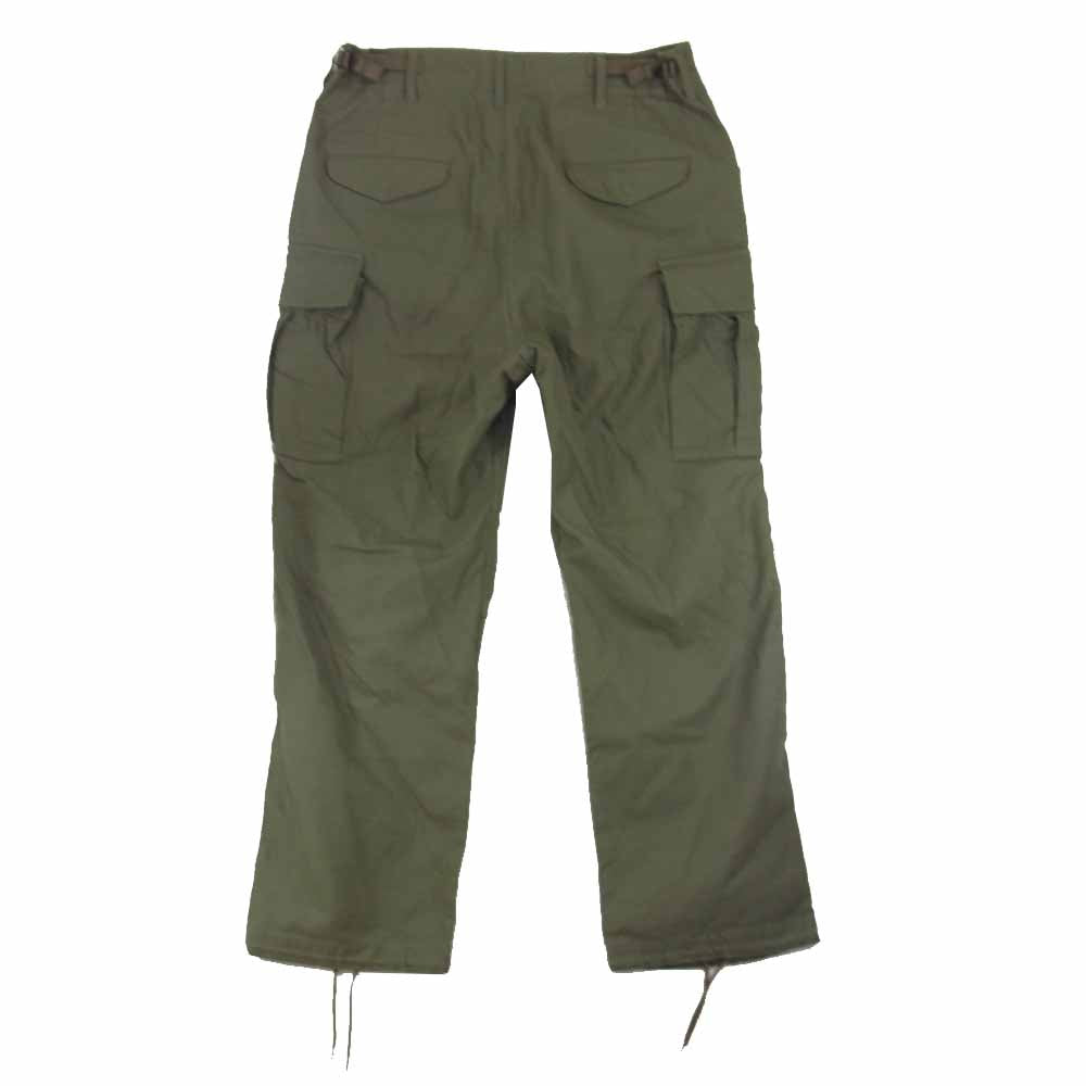 A VONTADE アボンタージ M-1951 Trousers Modify ミリタリー バックサテン フィールドトラウザー カーゴパンツ カーキ系 M【中古】