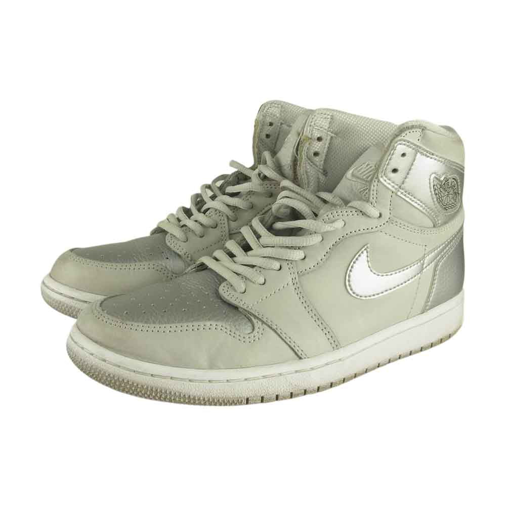NIKE AIR JORDAN ナイキ ジョーダン DC1788-029 RETRO HIGH OG CO.JP レトロ ハイ シルバー系 26㎝【中古】
