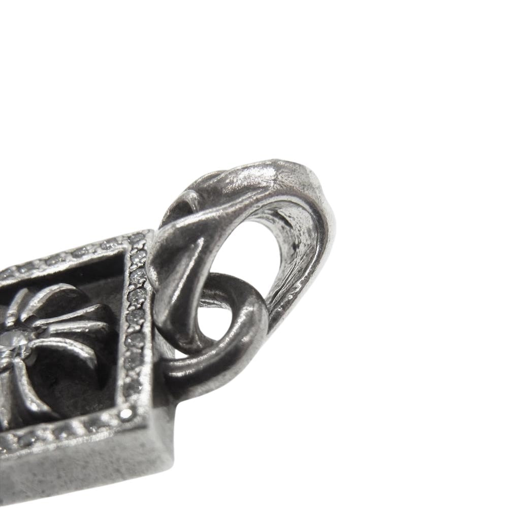 CHROME HEARTS クロムハーツ（原本無） FRAMED CH PLUS P/D フレームド CHプラス ダイヤ シルバー系【中古】