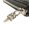 CHROME HEARTS クロムハーツ（原本無） REC F ZIP ジップ プレーン ウォレット ブラック系【中古】