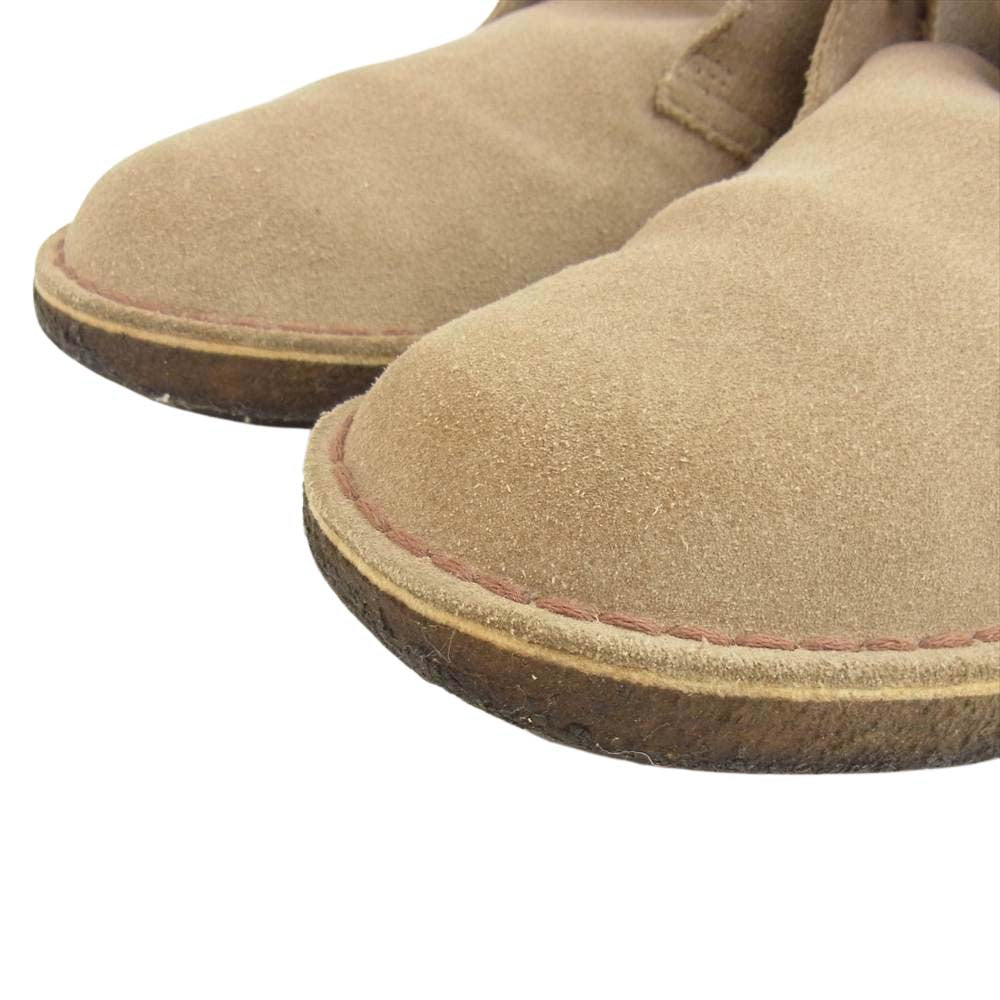 Clarks クラークス スエード デザート ブーツ ベージュ系 US10.5【中古】