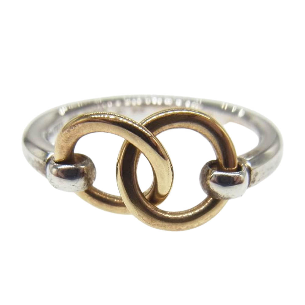 シンパシーオブソウル R1811SY8L Unity Double Ring Silver × K18 Yellow Gold ユニティ ダブル リング シルバー系【中古】