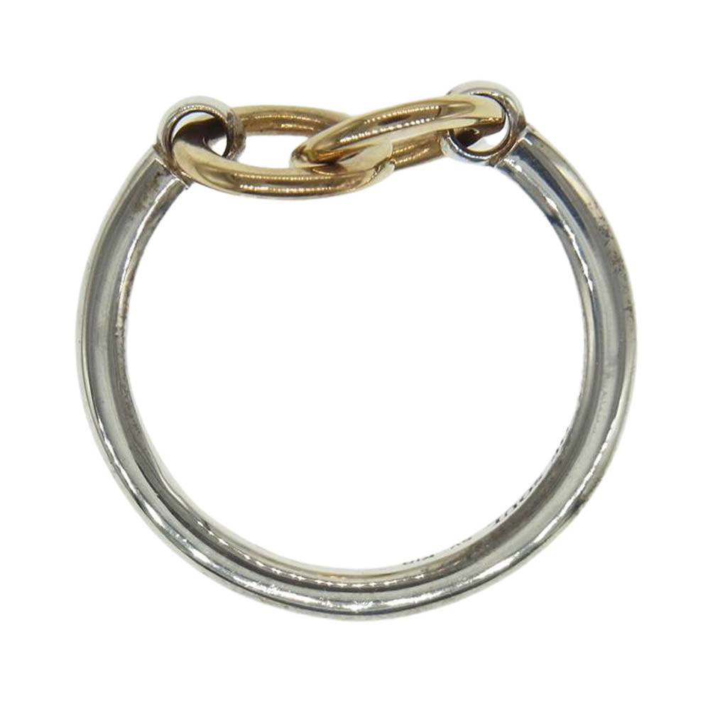 シンパシーオブソウル R1811SY8L Unity Double Ring Silver × K18 Yellow Gold ユニティ ダブル リング シルバー系【中古】