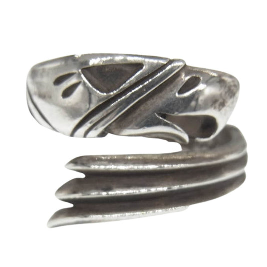 ラッキージョン JOJOVA ホホバ イーグルフェイス リング シルバー系【中古】