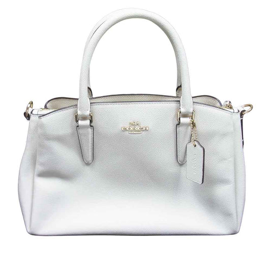 COACH コーチ F28976 キャリーオール 2way バッグ ホワイト系【極上美品】【中古】