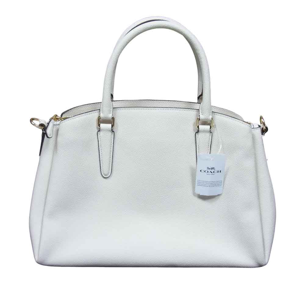 COACH コーチ F28976 キャリーオール 2way バッグ ホワイト系【極上美品】【中古】