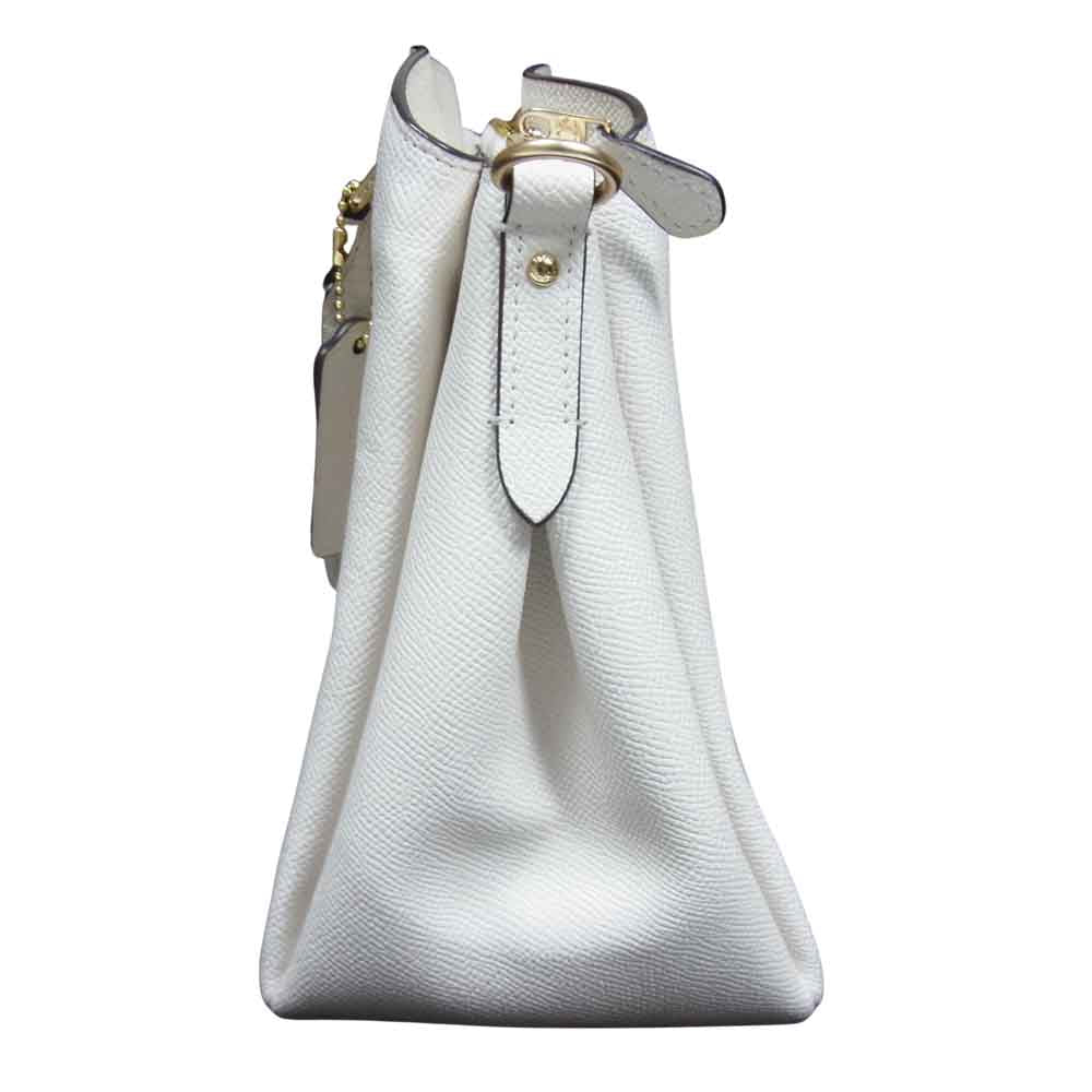 COACH コーチ F28976 キャリーオール 2way バッグ ホワイト系【極上美品】【中古】