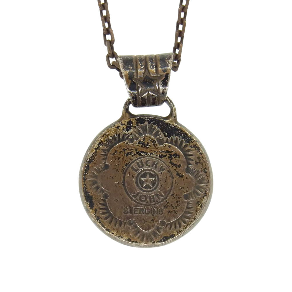 ラッキージョン スター オーバーレイ ネックレス M シルバー系【中古】