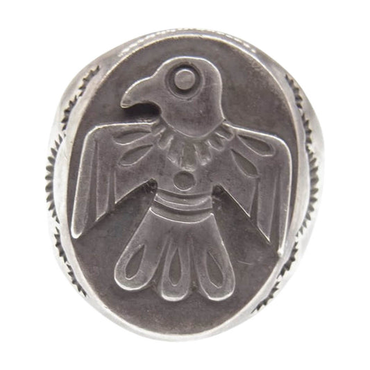 ラッキージョン サンダーバード スタンプ リング シルバー系【中古】