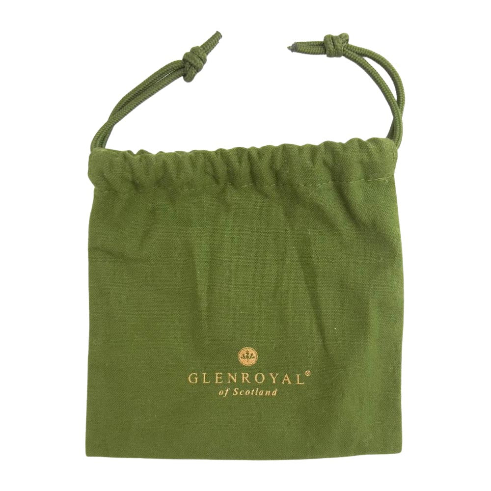 GLENROYAL グレンロイヤル 03-6007 NEW SMALL WALLET ブライドルレザー 二つ折り財布 ブラック系【中古】