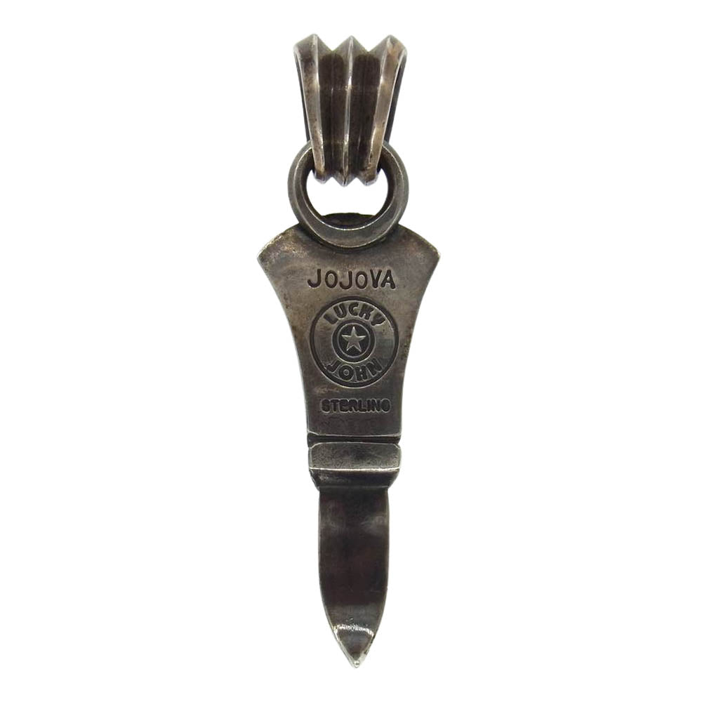 ラッキージョン JOJOVA ホホバ ターコイズ イーグルフェイス トップ シルバー系【中古】