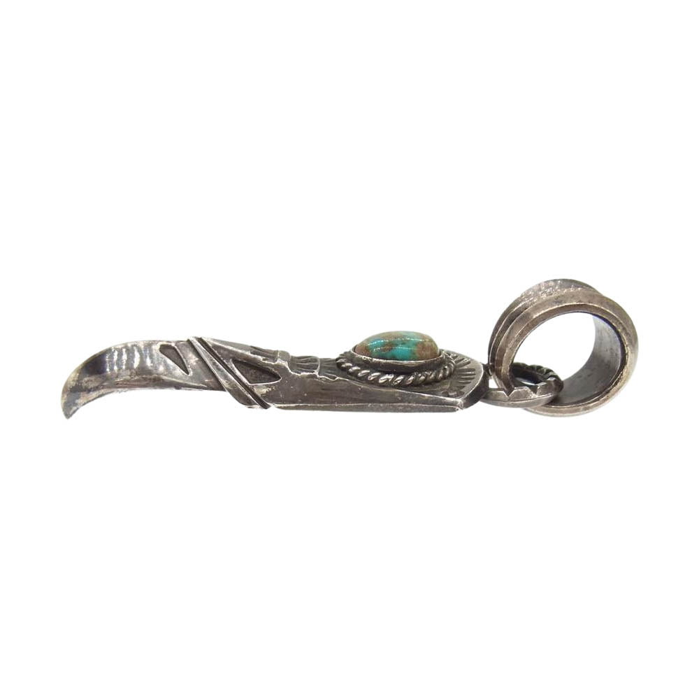 ラッキージョン JOJOVA ホホバ ターコイズ イーグルフェイス トップ シルバー系【中古】