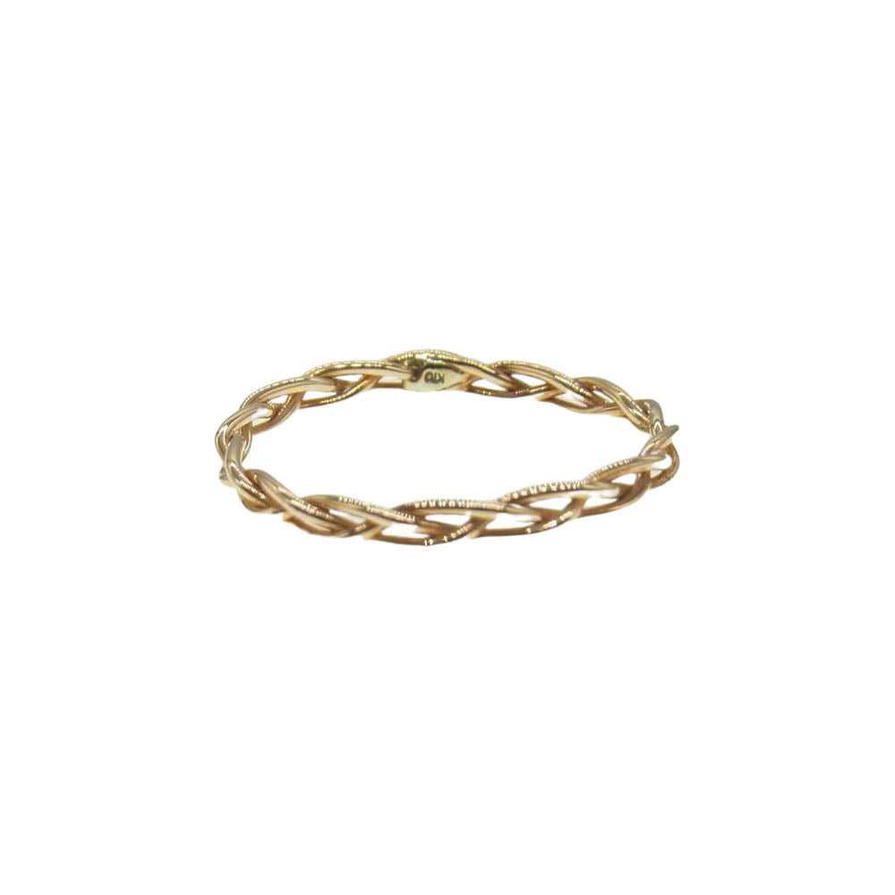 シンパシーオブソウル SO-R1402YO-19 Woven Ring L K10YG ウーヴン リング イエローゴールド 20号【中古】