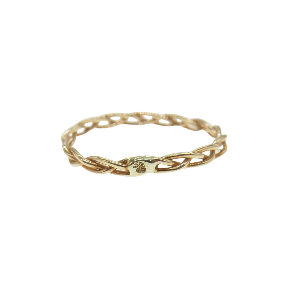 シンパシーオブソウル SO-R1402YO-19 Woven Ring L K10YG ウーヴン リング イエローゴールド 20号【中古】