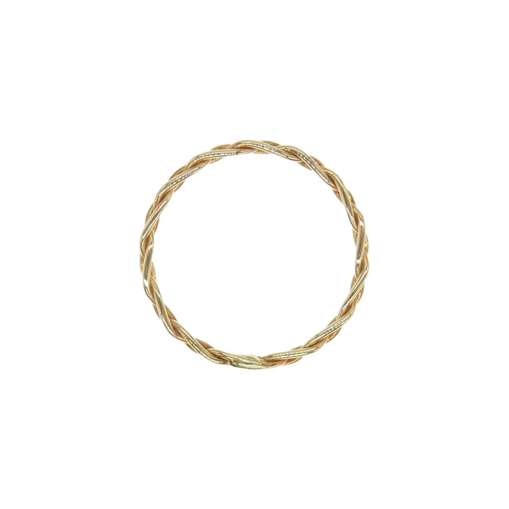 シンパシーオブソウル SO-R1402YO-19 Woven Ring L K10YG ウーヴン リング イエローゴールド 20号【中古】