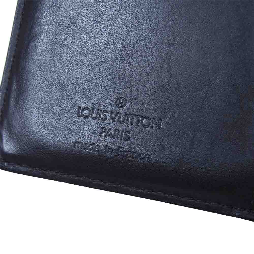 LOUIS VUITTON ルイ・ヴィトン M93521 モノグラム ヴェルニ ポルトフォイユ ヴィエノワ 二つ折り ダークブラウン系【中古】