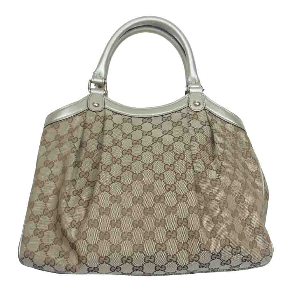 GUCCI グッチ 211944 スーキー GGキャンバス ハンド バッグ ベージュ系【中古】