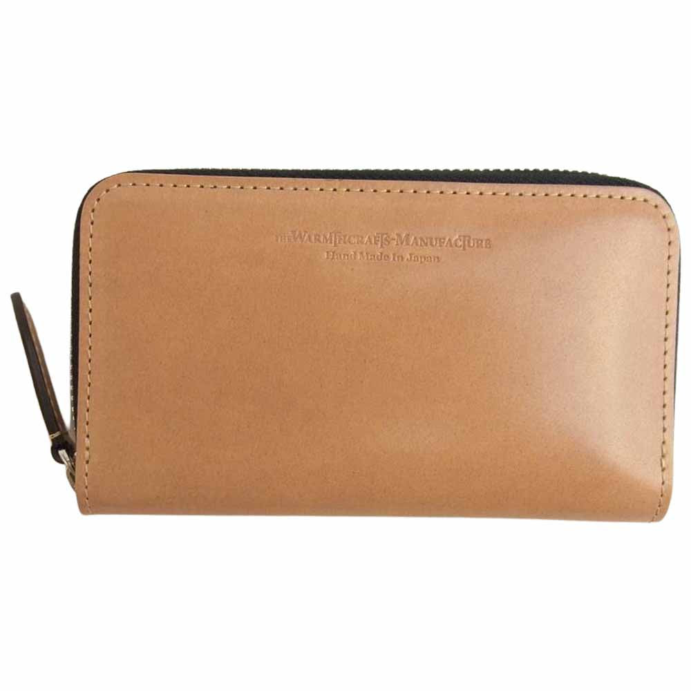 ウォームスクラフツ マニュファクチャー CORDVAN ZIPPED MIDDLECASE コードバン ジップ ミドル ケース ベージュ系【美品】【中古】