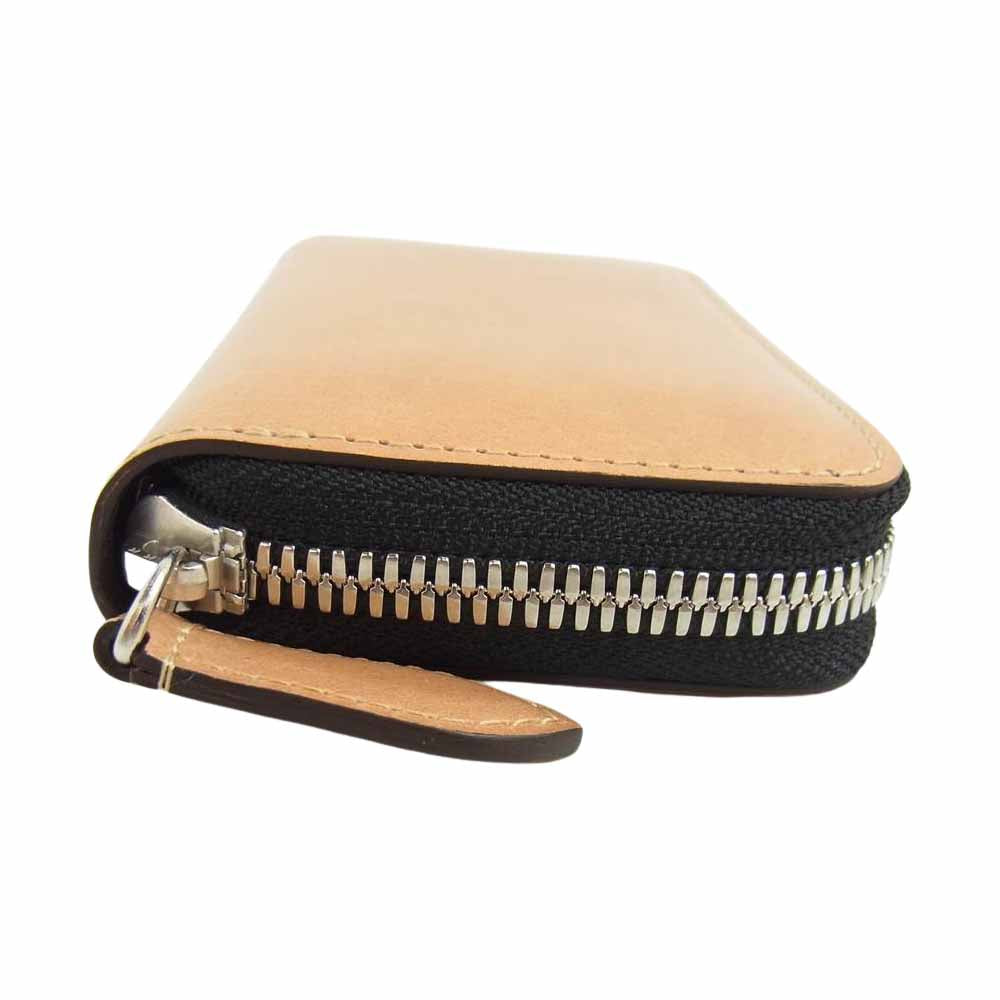 ウォームスクラフツ マニュファクチャー CORDVAN ZIPPED MIDDLECASE コードバン ジップ ミドル ケース ベージュ系【美品】【中古】