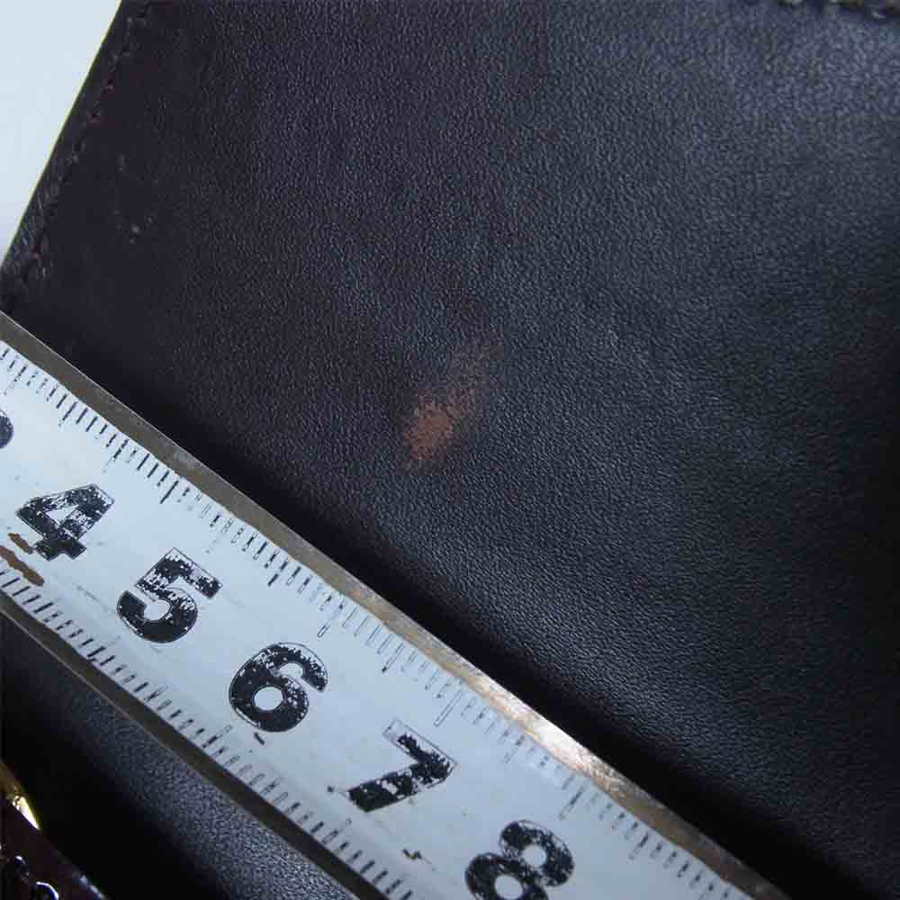 LOUIS VUITTON ルイ・ヴィトン M90152 モノグラム ヴェルニ ポルトフォイユ サラ ダークブラウン系【中古】