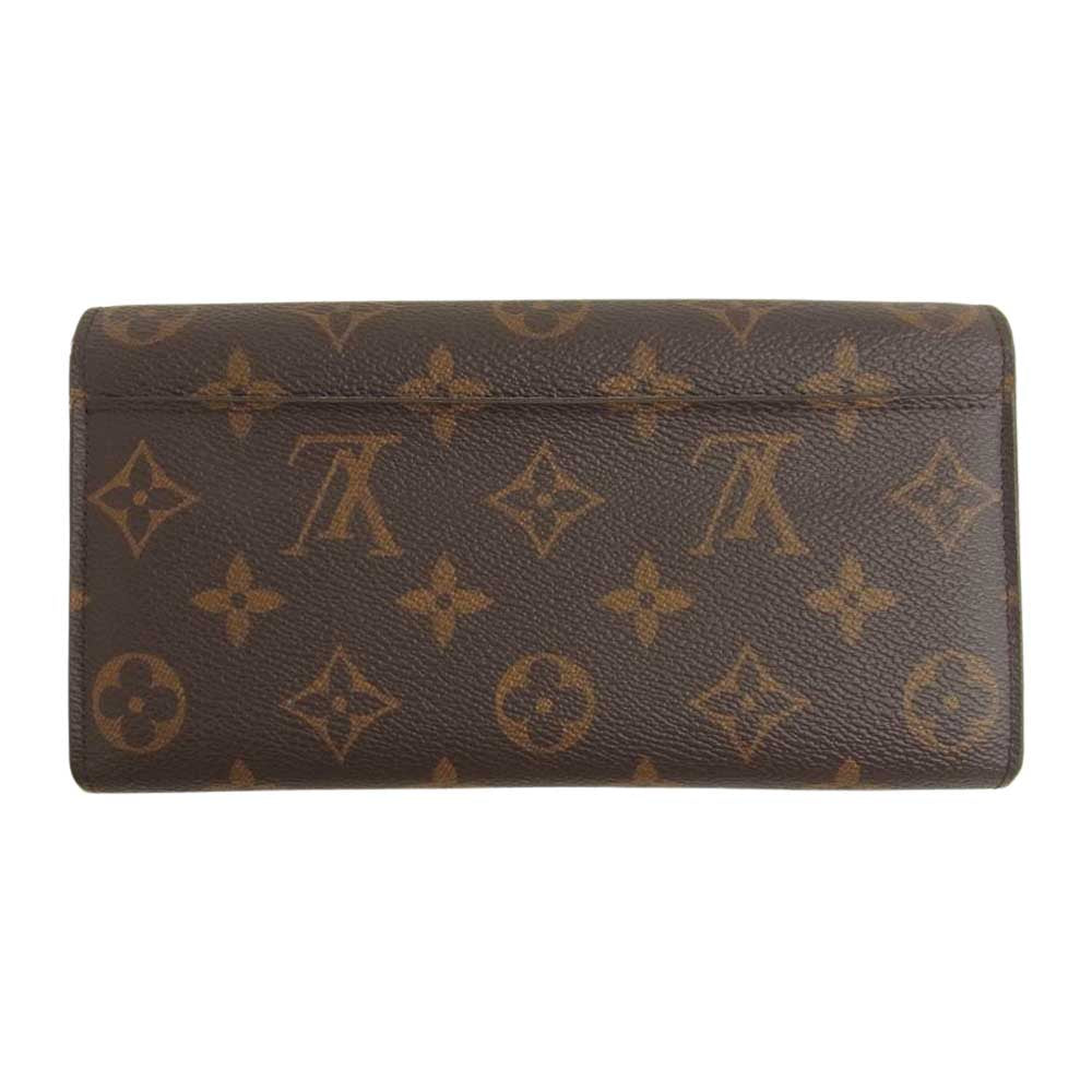 LOUIS VUITTON ルイ・ヴィトン M60531 モノグラム ポルトフォイユ サラ ブラウン系【中古】