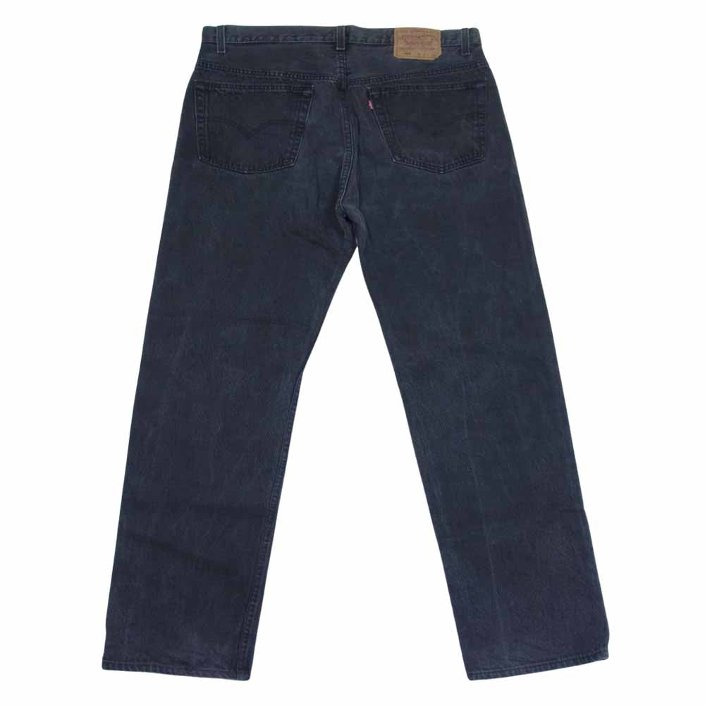 Levi's リーバイス 501 USA製 ボタンフライ ブラック デニム パンツ ブラック系 38【中古】