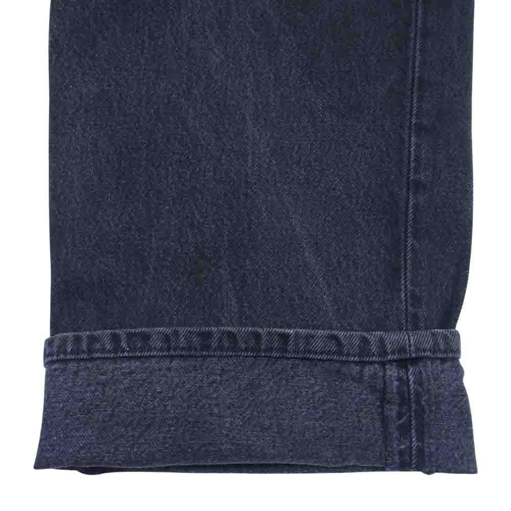Levi's リーバイス 501 USA製 ボタンフライ ブラック デニム パンツ ブラック系 38【中古】