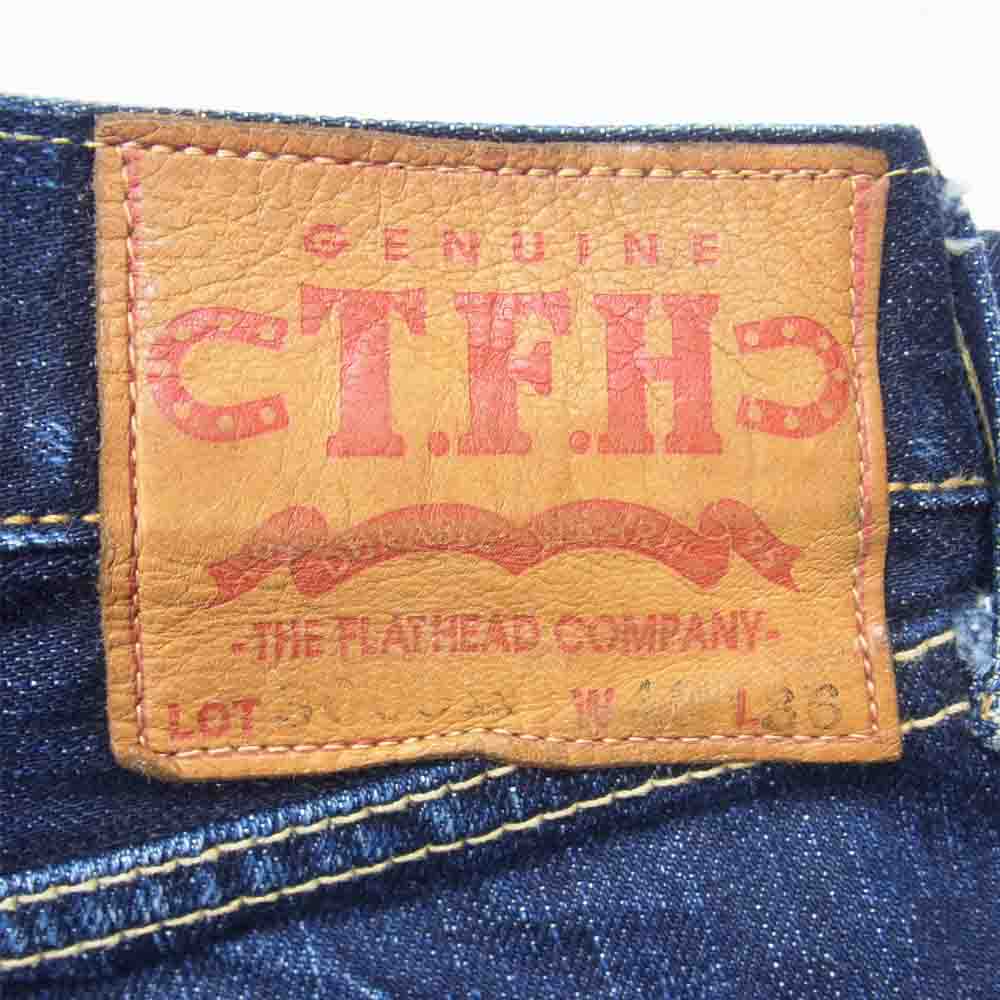 THE FLAT HEAD ザフラットヘッド 3005ＸＸ ボタンフライ デニム パンツ インディゴブルー系 42【中古】