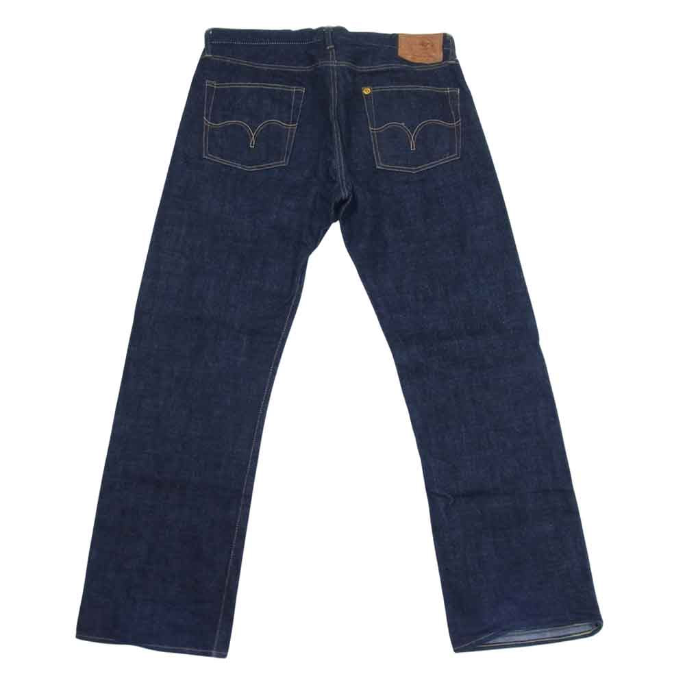 Pherrow's フェローズ 421 ストレート ボタンクライ セルビッチ デニム パンツ インディゴブルー系 36【中古】