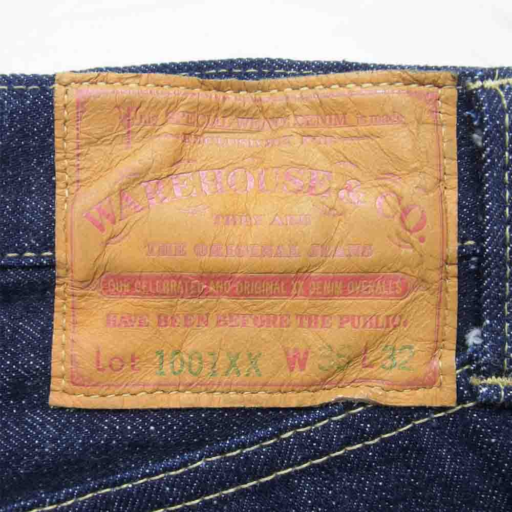 WAREHOUSE ウエアハウス 1001XX デニム パンツ 日本製 インディゴブルー系 35【中古】