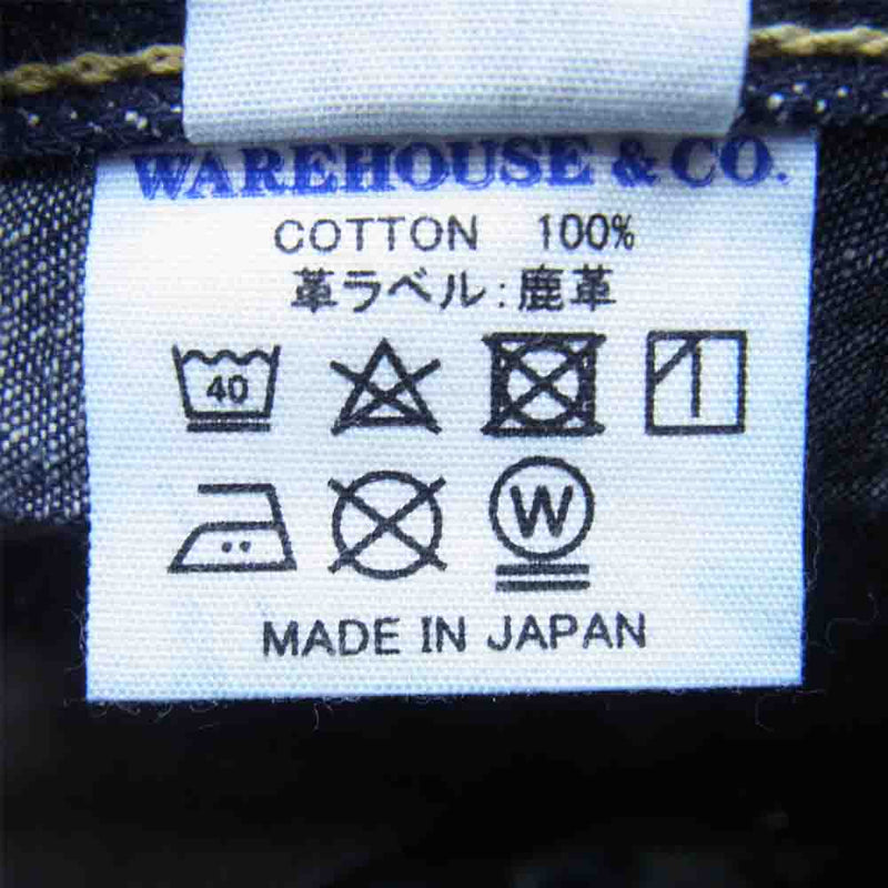 WAREHOUSE ウエアハウス 1001XX デニム パンツ 日本製 インディゴブルー系 35【中古】