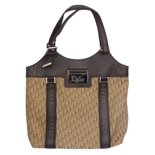 Christian Dior クリスチャンディオール JCF44960 ディオリッシモ トロッター ハンド トートバッグ ブラウン系【中古】