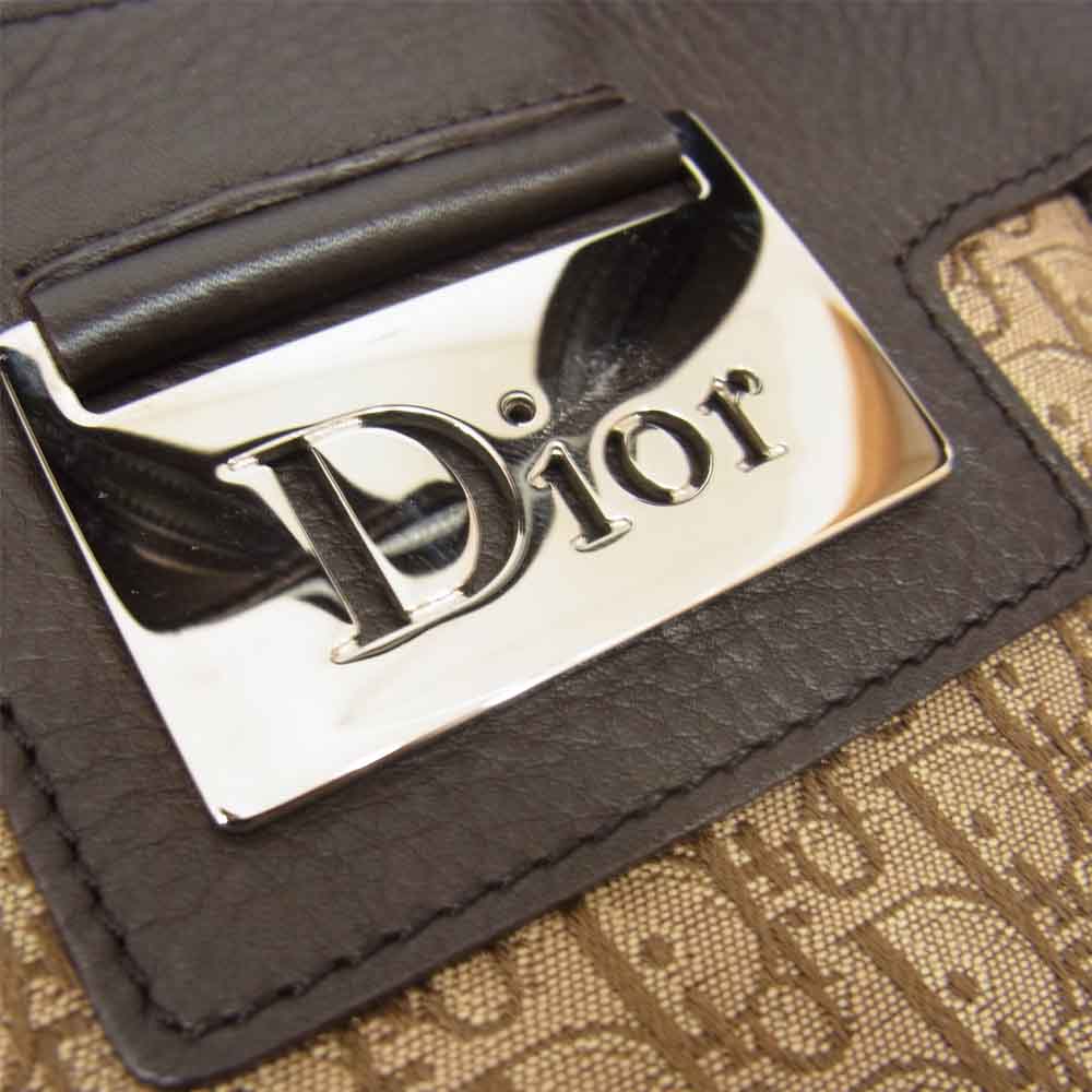 Christian Dior クリスチャンディオール JCF44960 ディオリッシモ トロッター ハンド トートバッグ ブラウン系【中古】