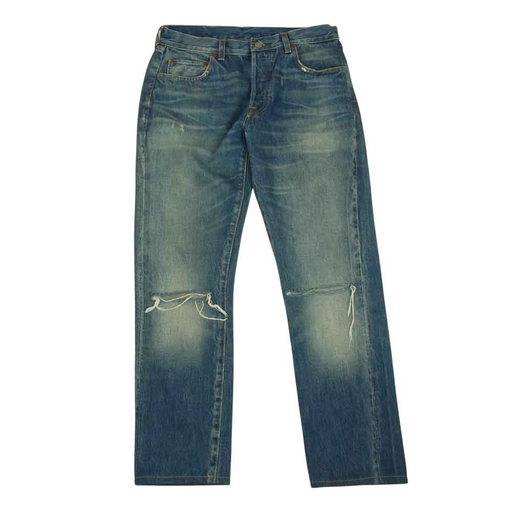 Levi's リーバイス PC9-66466-0013 LVC 1966 501 ダメージ加工 デニムパンツ インディゴブルー系 29【中古】