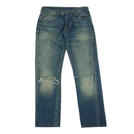 Levi's リーバイス PC9-66466-0013 LVC 1966 501 ダメージ加工 デニムパンツ インディゴブルー系 29【中古】