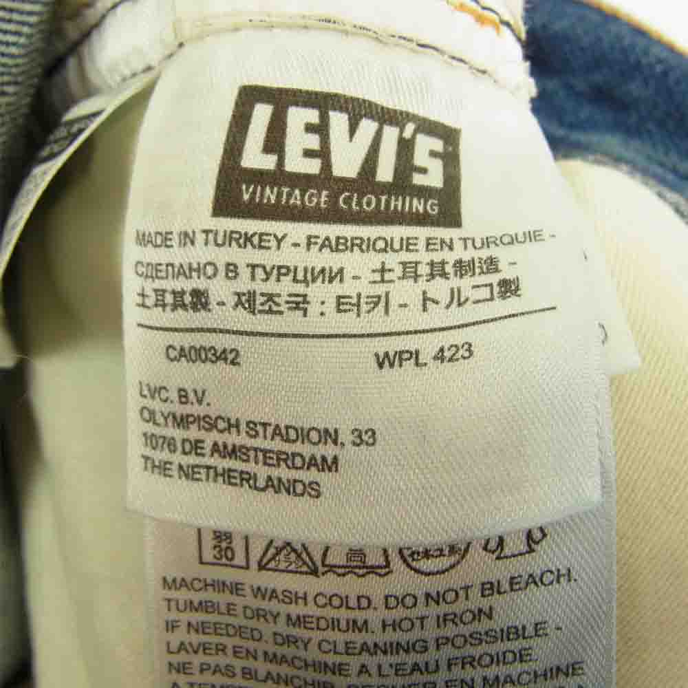 Levi's リーバイス PC9-66466-0013 LVC 1966 501 ダメージ加工 デニムパンツ インディゴブルー系 29【中古】