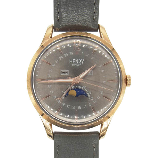 ヘンリー ロンドン FINCHLEY HL39-LS-0422 フィンチリー クォーツ 腕時計 ウォッチ グレー系【中古】