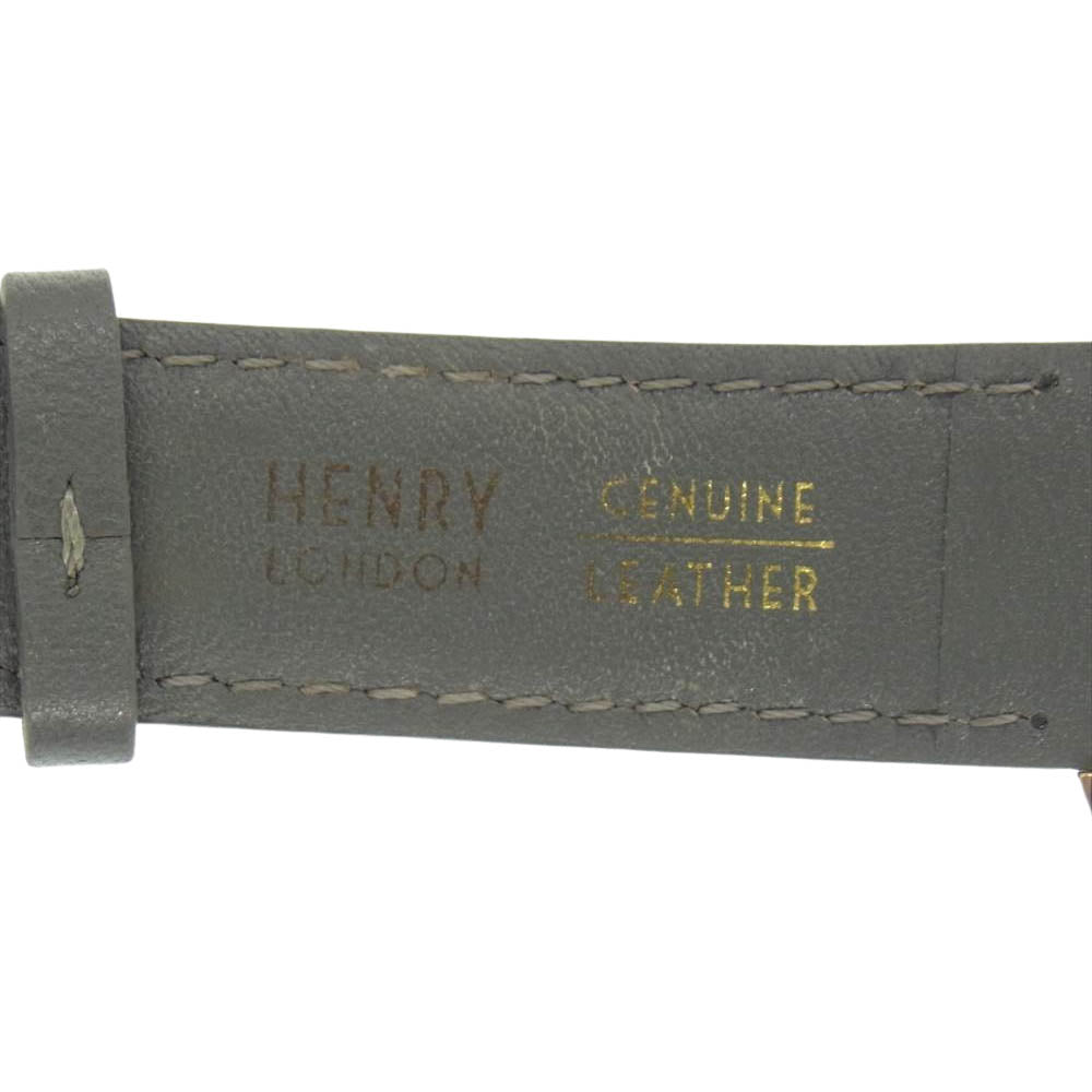ヘンリー ロンドン FINCHLEY HL39-LS-0422 フィンチリー クォーツ 腕時計 ウォッチ グレー系【中古】