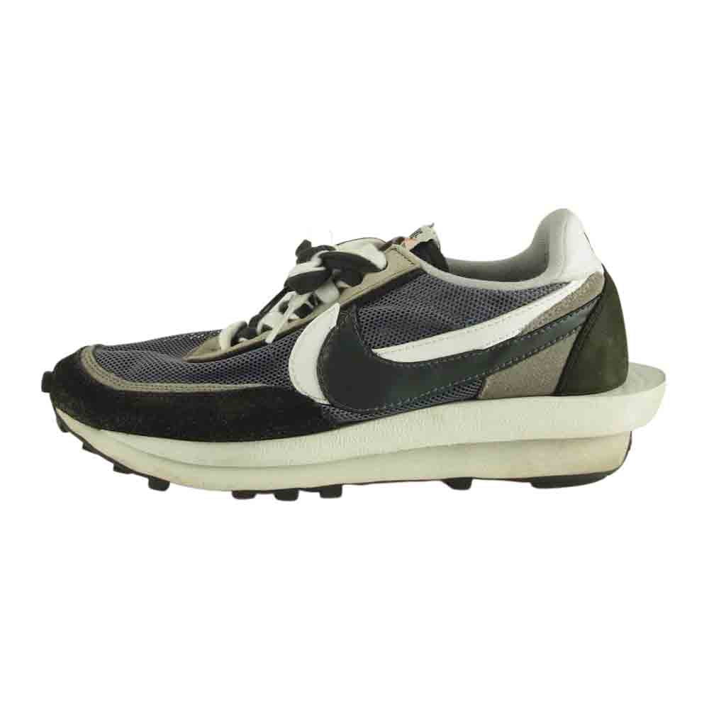 NIKE ナイキ BV0073-001 × SACAI サカイ LD WAFFLE ワッフル ローカットスニーカー ブラック系 26㎝【中古】