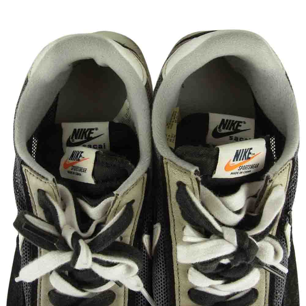 NIKE ナイキ BV0073-001 × SACAI サカイ LD WAFFLE ワッフル ローカットスニーカー ブラック系 26㎝【中古】