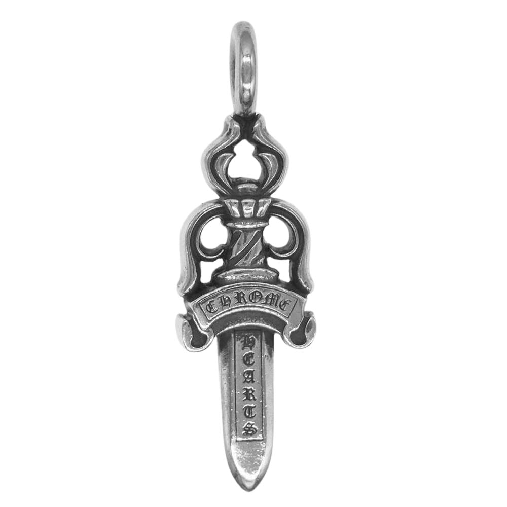 CHROME HEARTS クロムハーツ（原本無） DBL DAGGER ダブルダガー ペンダント トップ シルバー系【中古】