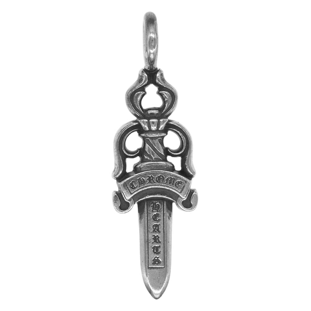CHROME HEARTS クロムハーツ（原本無） DBL DAGGER ダブルダガー ペンダント トップ シルバー系【中古】