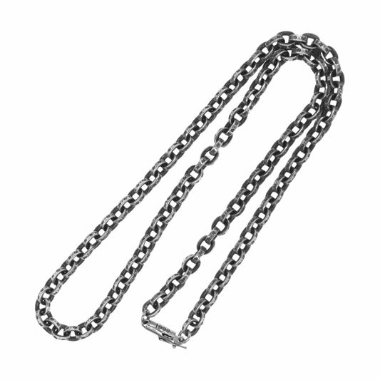 CHROME HEARTS クロムハーツ（原本無） PAPER CHAIN 18 ペーパーチェーン 18インチ シルバー系【中古】